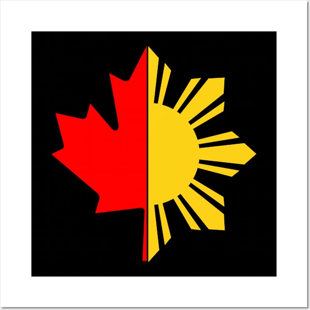 Filipino Sun and Stars Pinoy Canadian decal Wall Art by Estudio3e